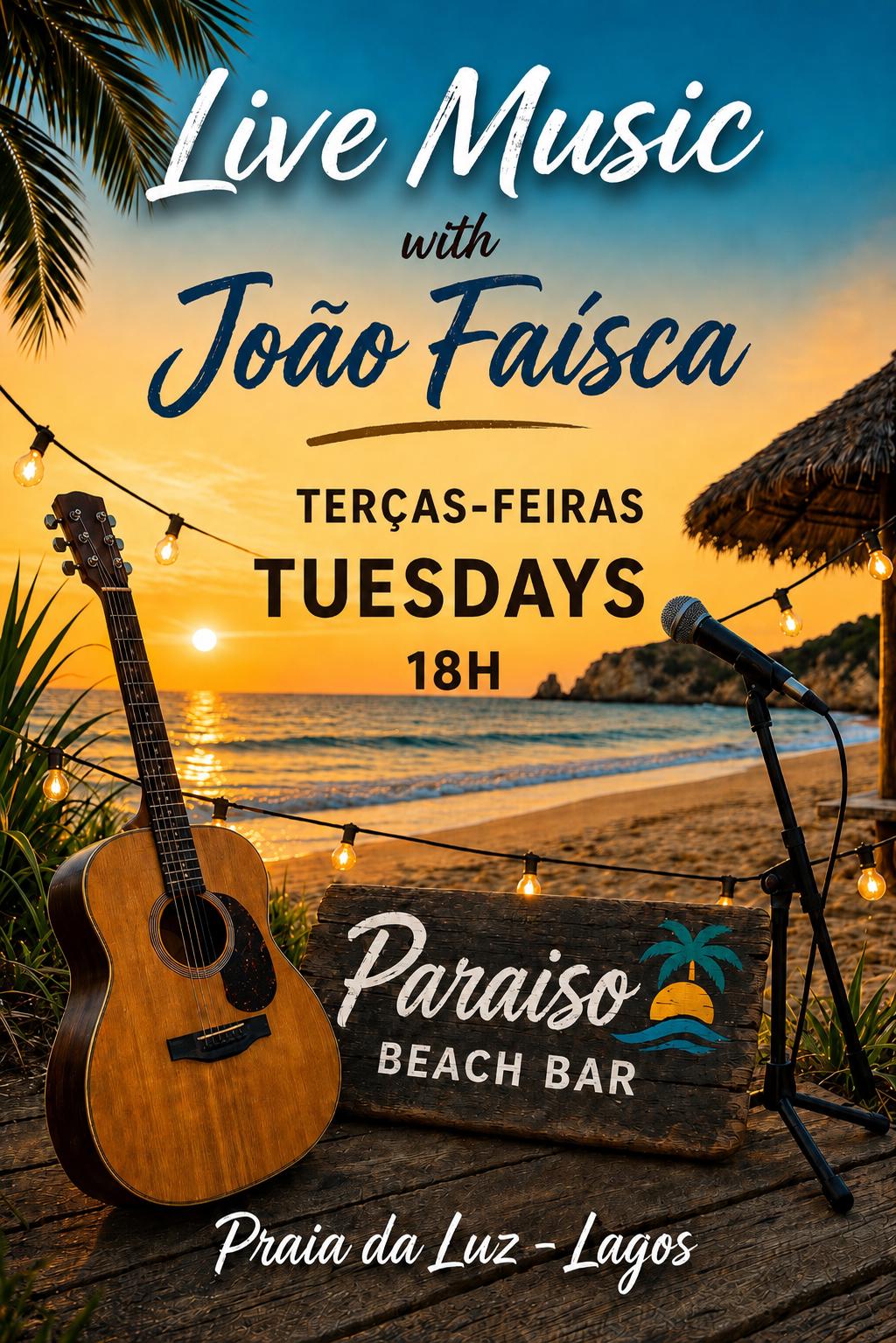 LIVE MUSIC — JOÃO FAÍSCA