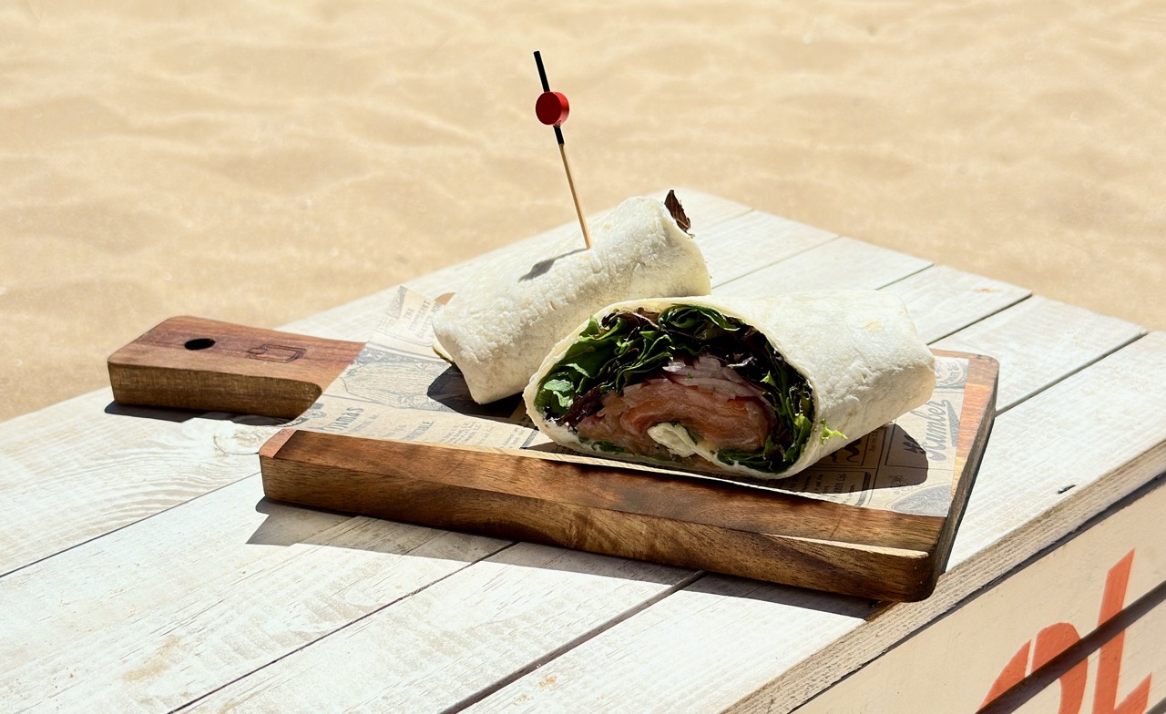 Wrap de Salmão Fumado