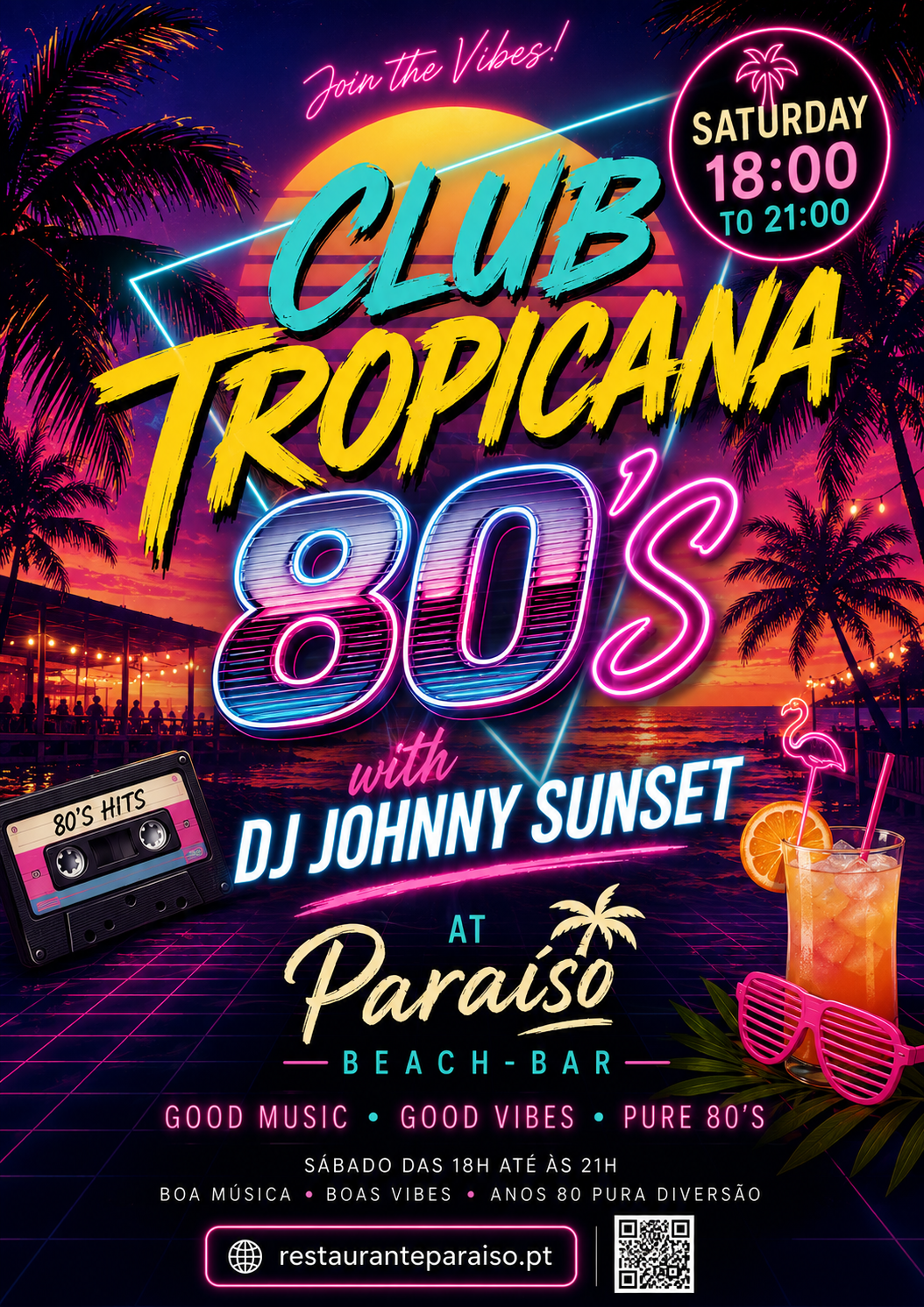 CLUB TROPICANA SUNSET 80´s